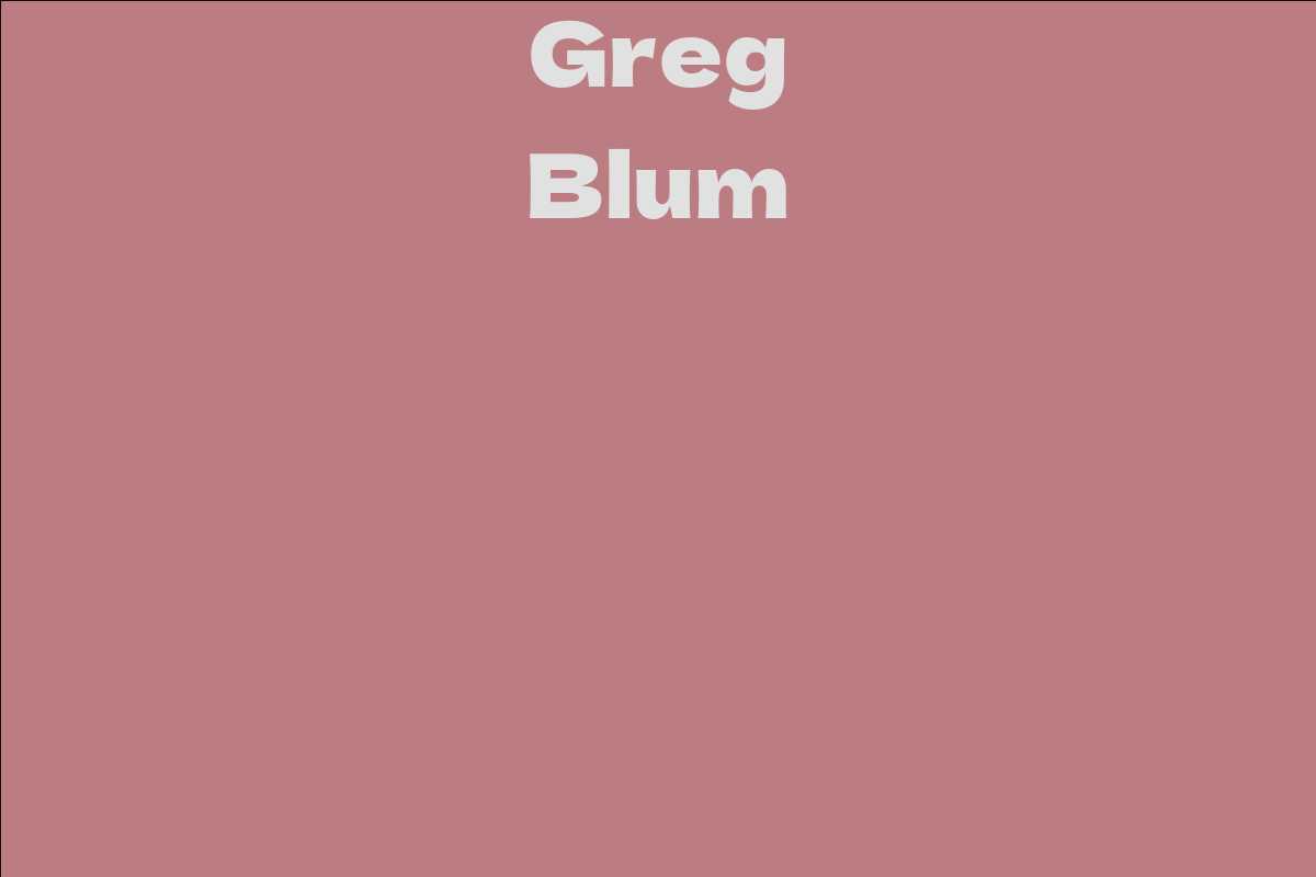 Greg Blum