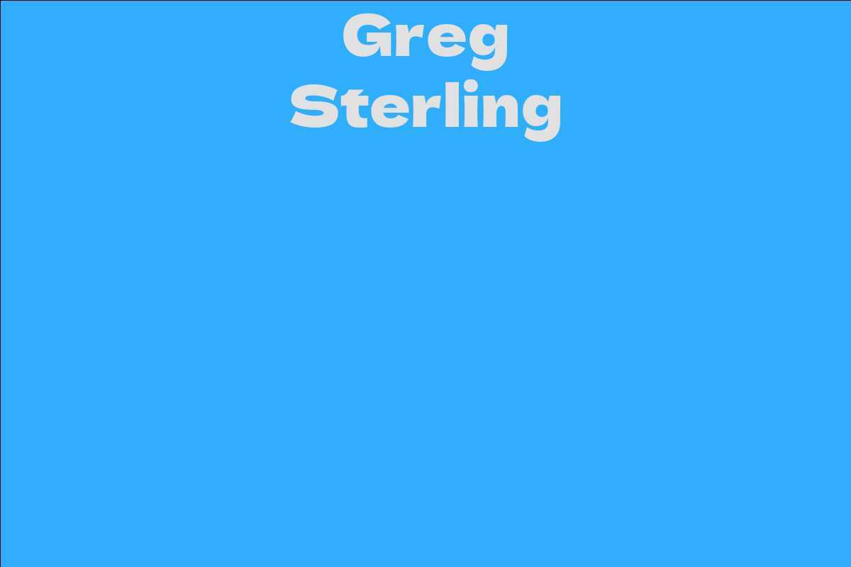 Greg Sterling