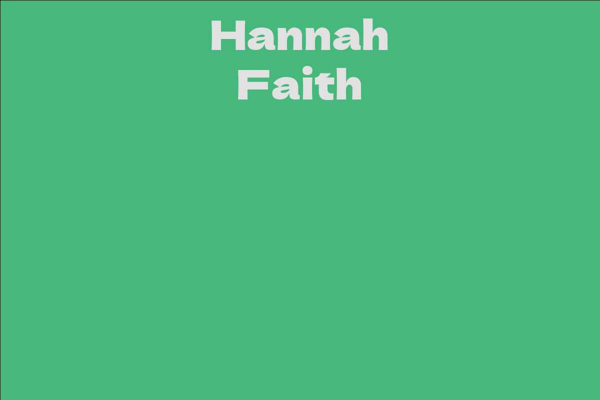 Hannah Faith