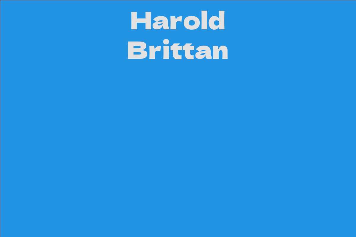 Harold Brittan