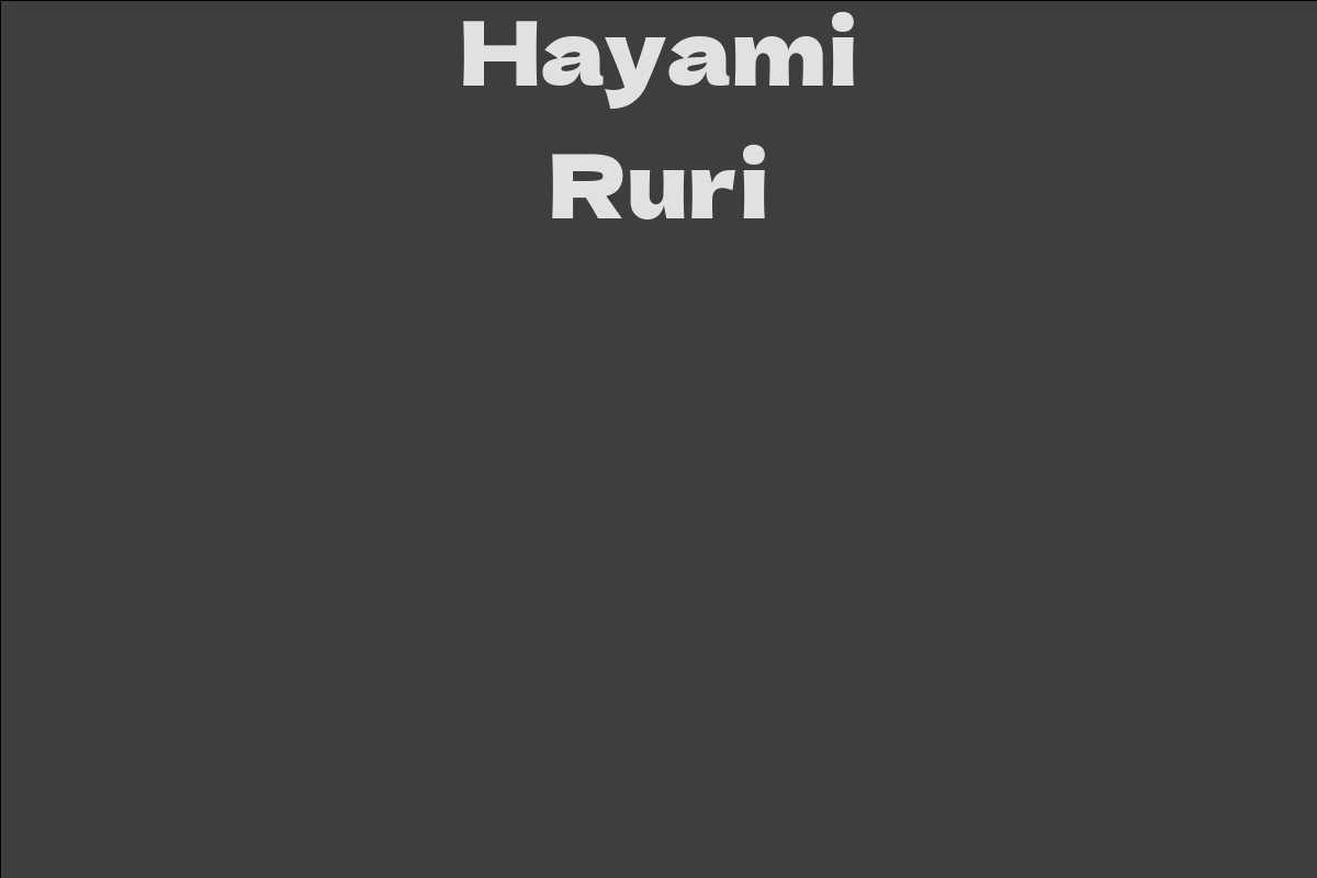 Hayami Ruri