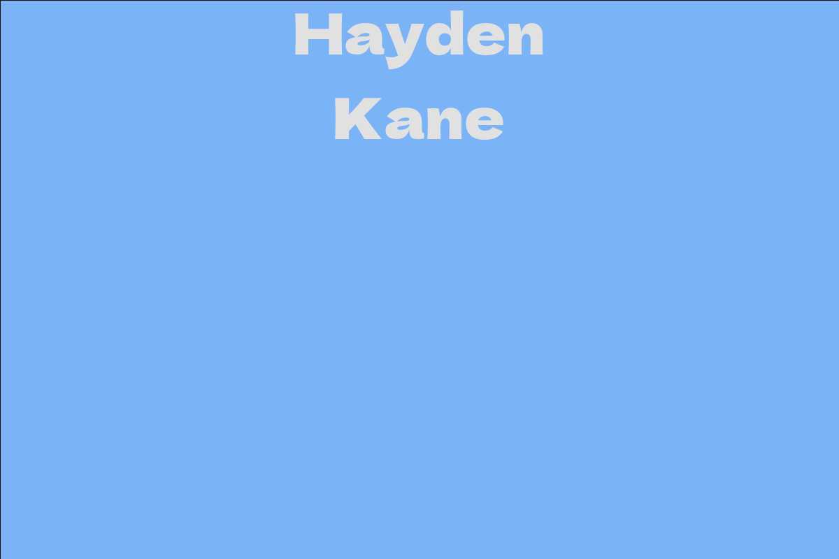 Hayden Kane