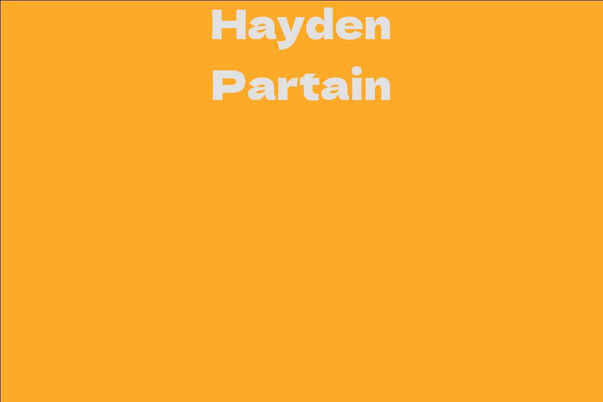 Hayden Partain