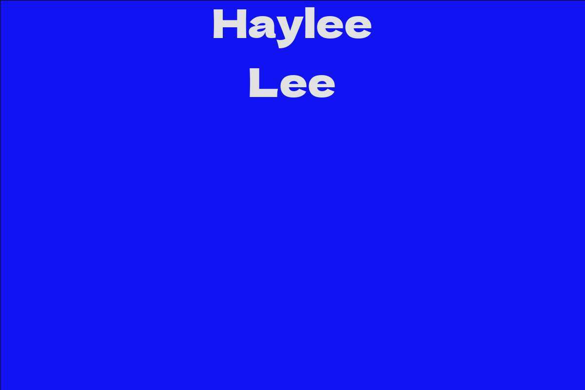 Haylee Lee