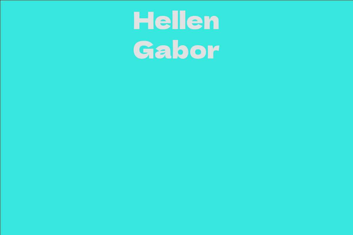 Hellen Gabor