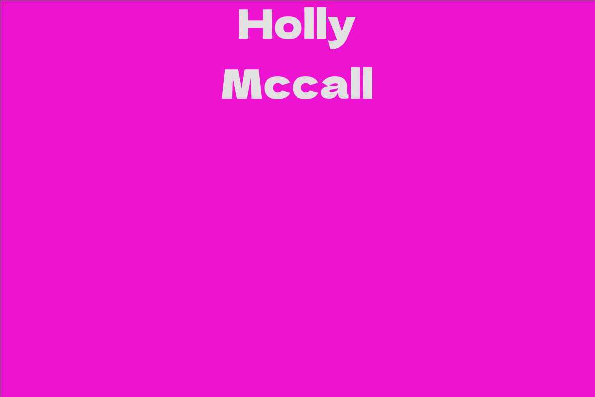Holly Mccall