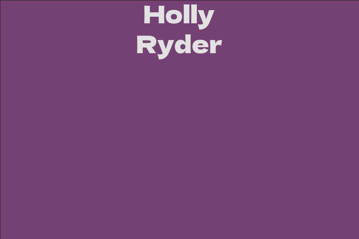 Holly Ryder