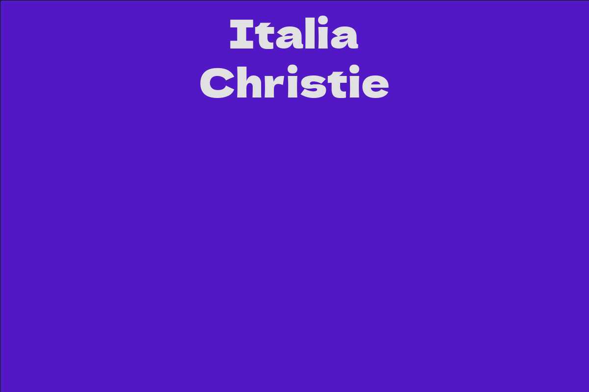 Italia Christie
