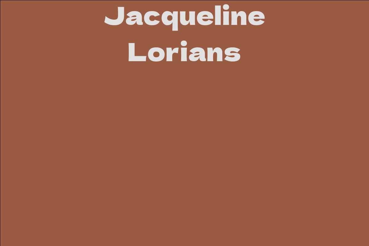 Jacqueline Lorians