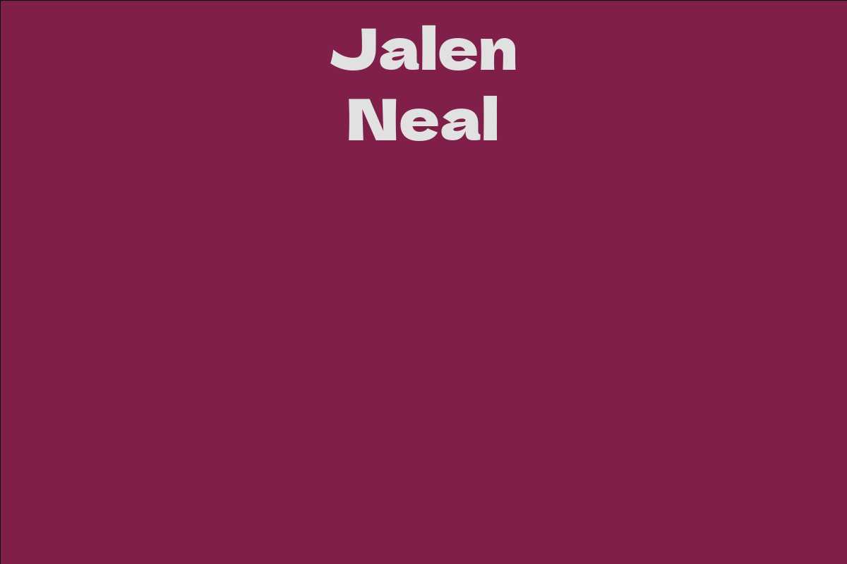 Jalen Neal