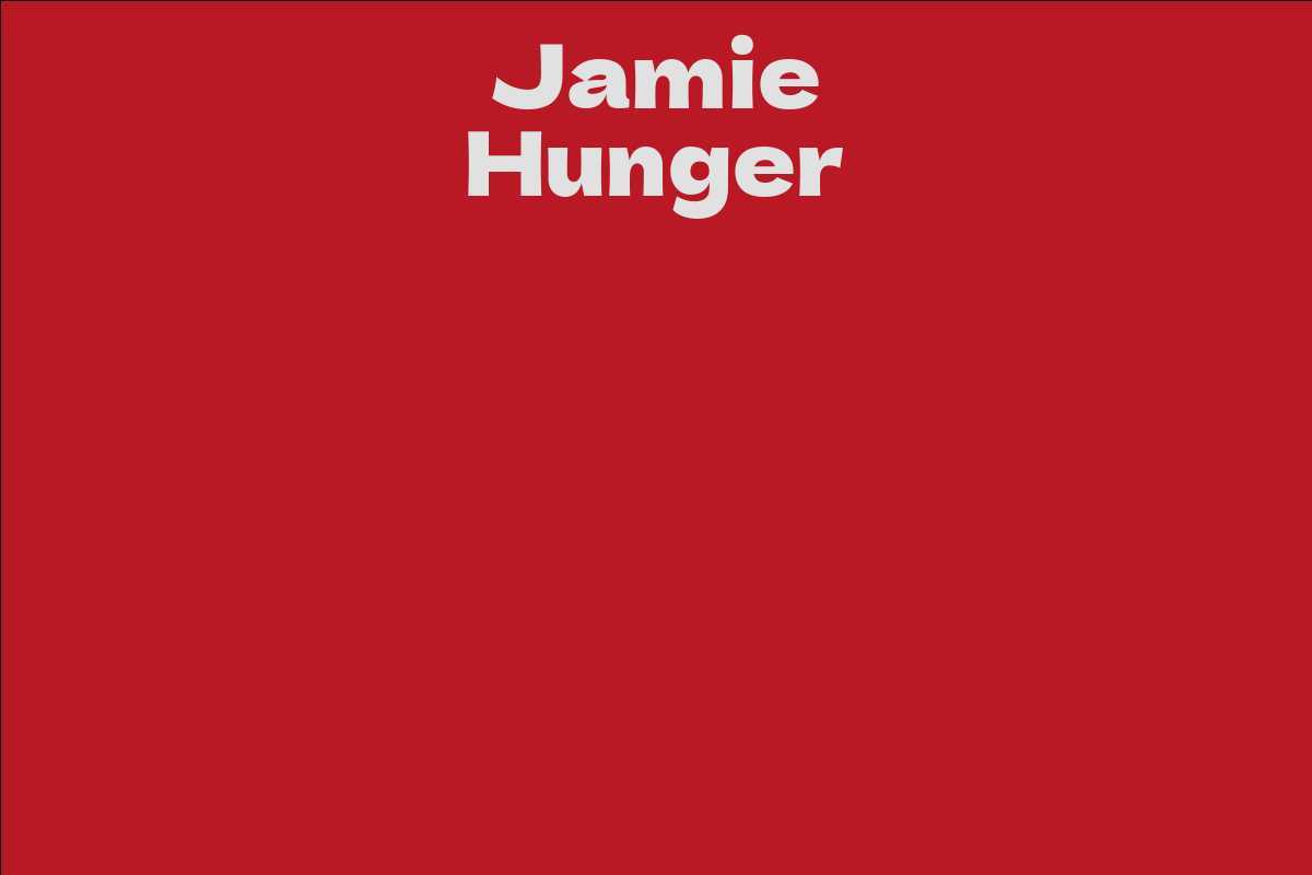 Jamie Hunger