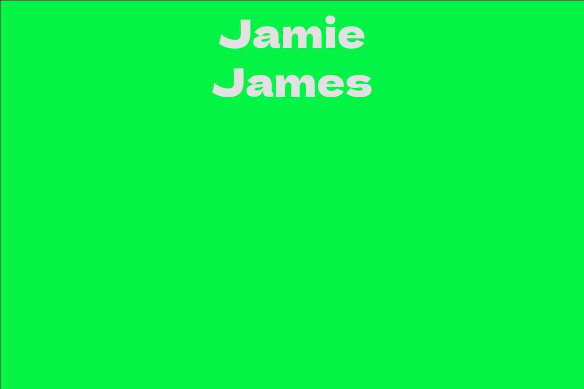 Jamie James