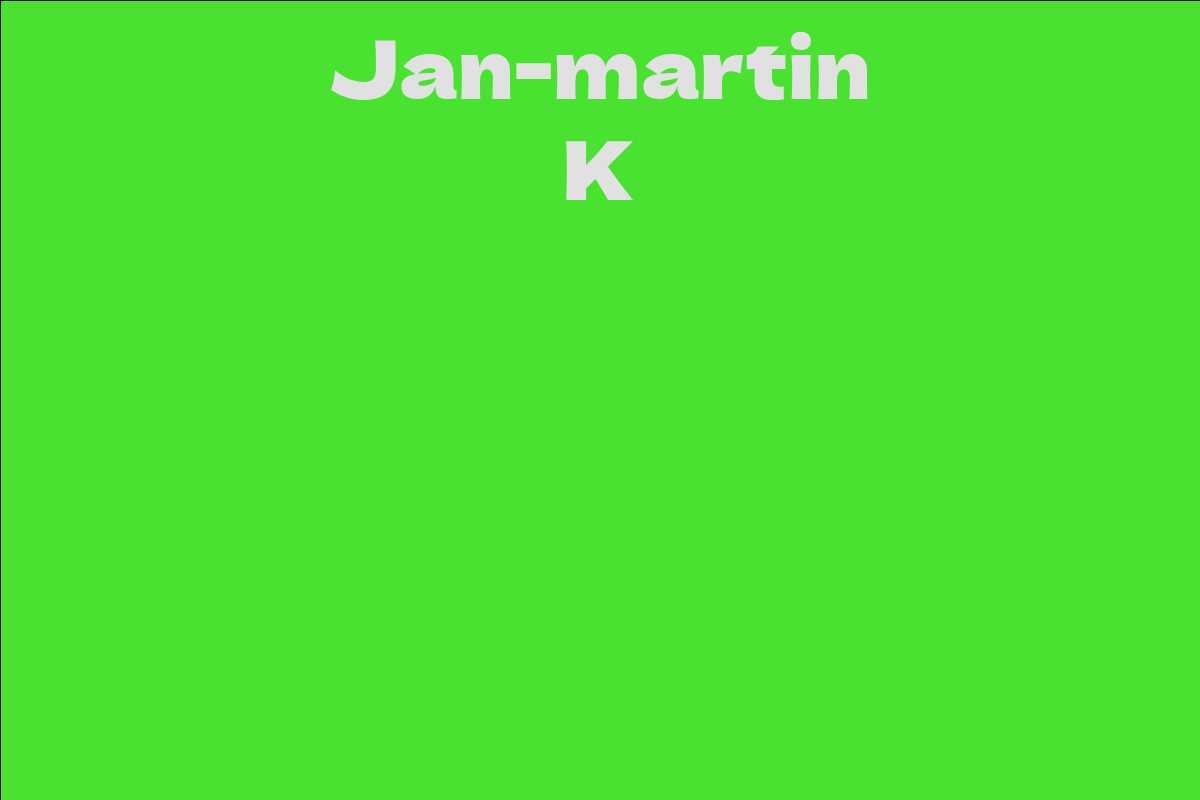 Jan-martin K