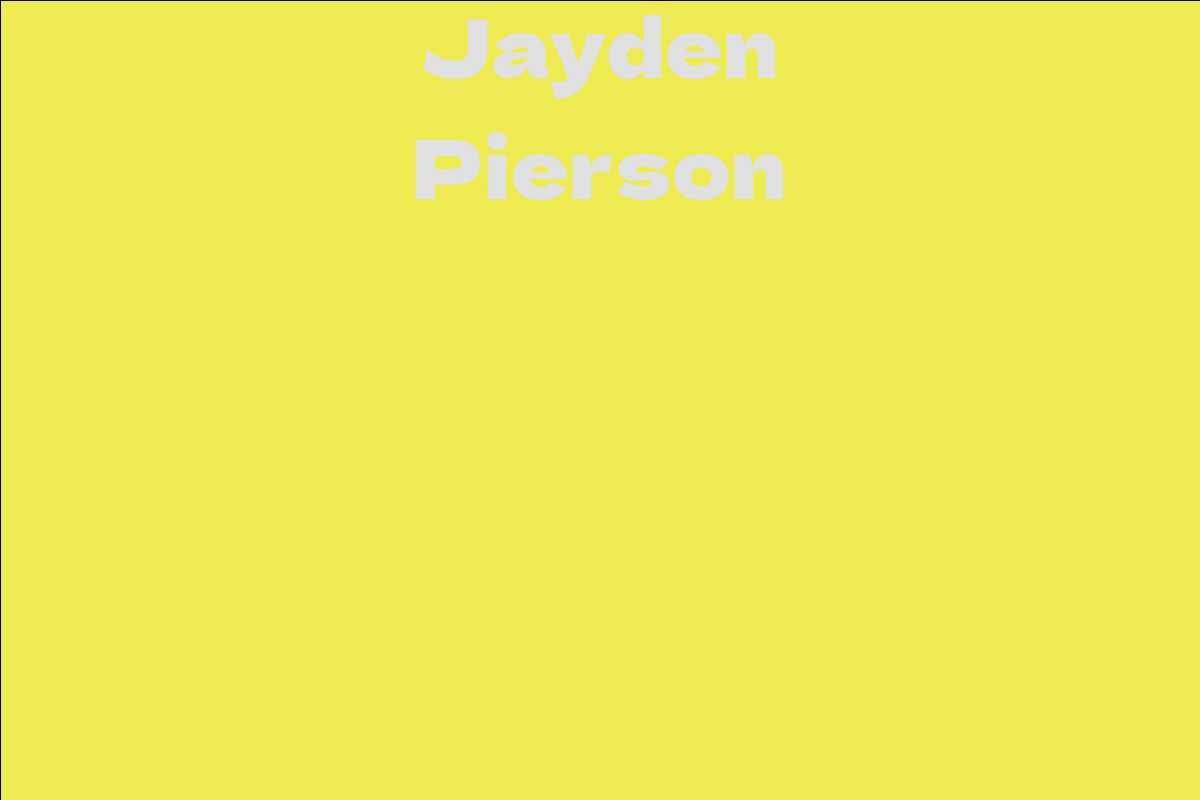 Jayden Pierson