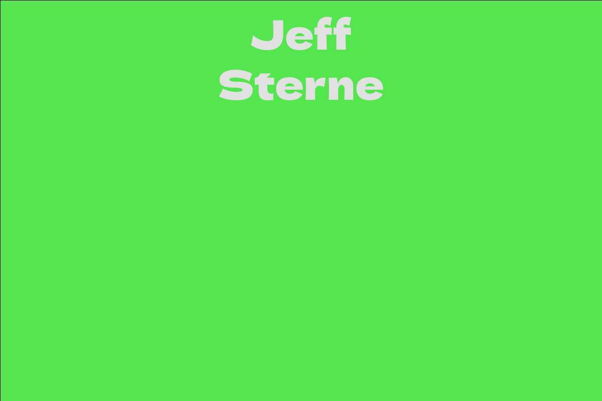 Jeff Sterne