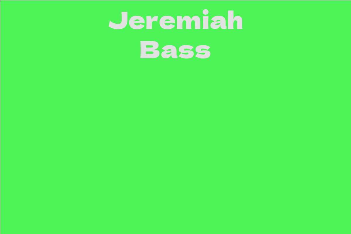 Jeremiah Bass