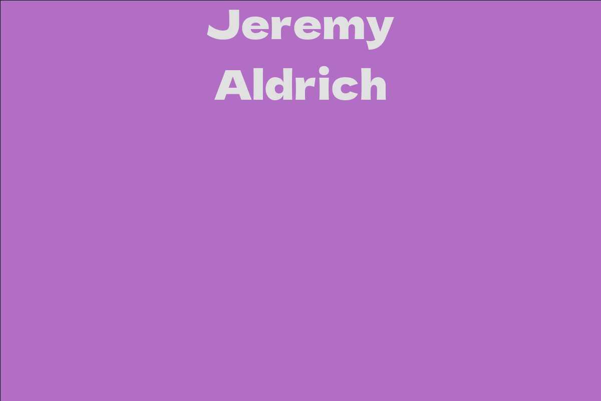 Jeremy Aldrich