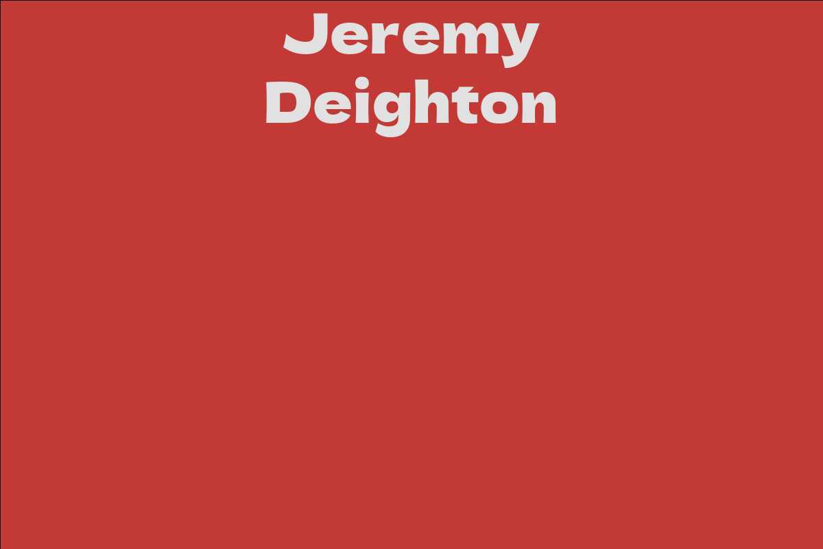 Jeremy Deighton