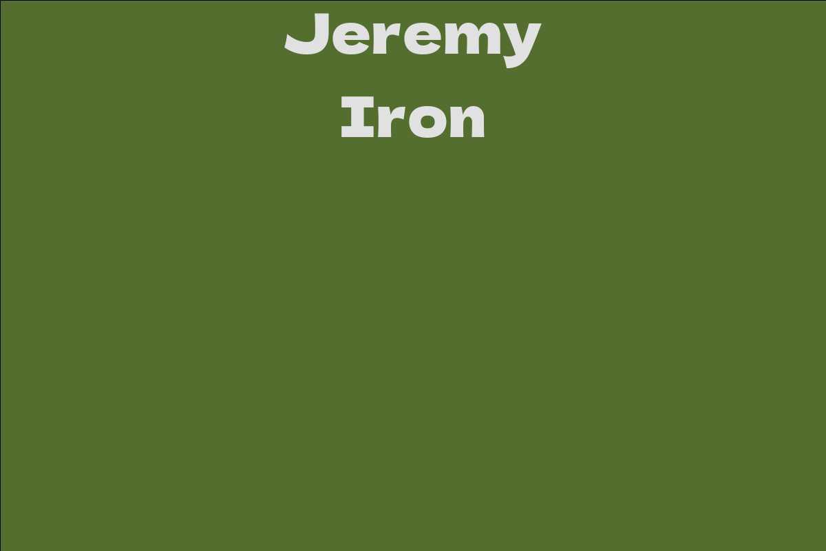 Jeremy Iron