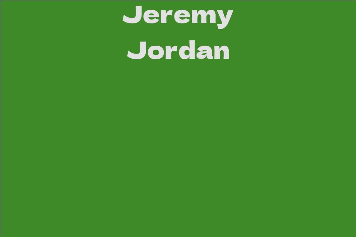 Jeremy Jordan