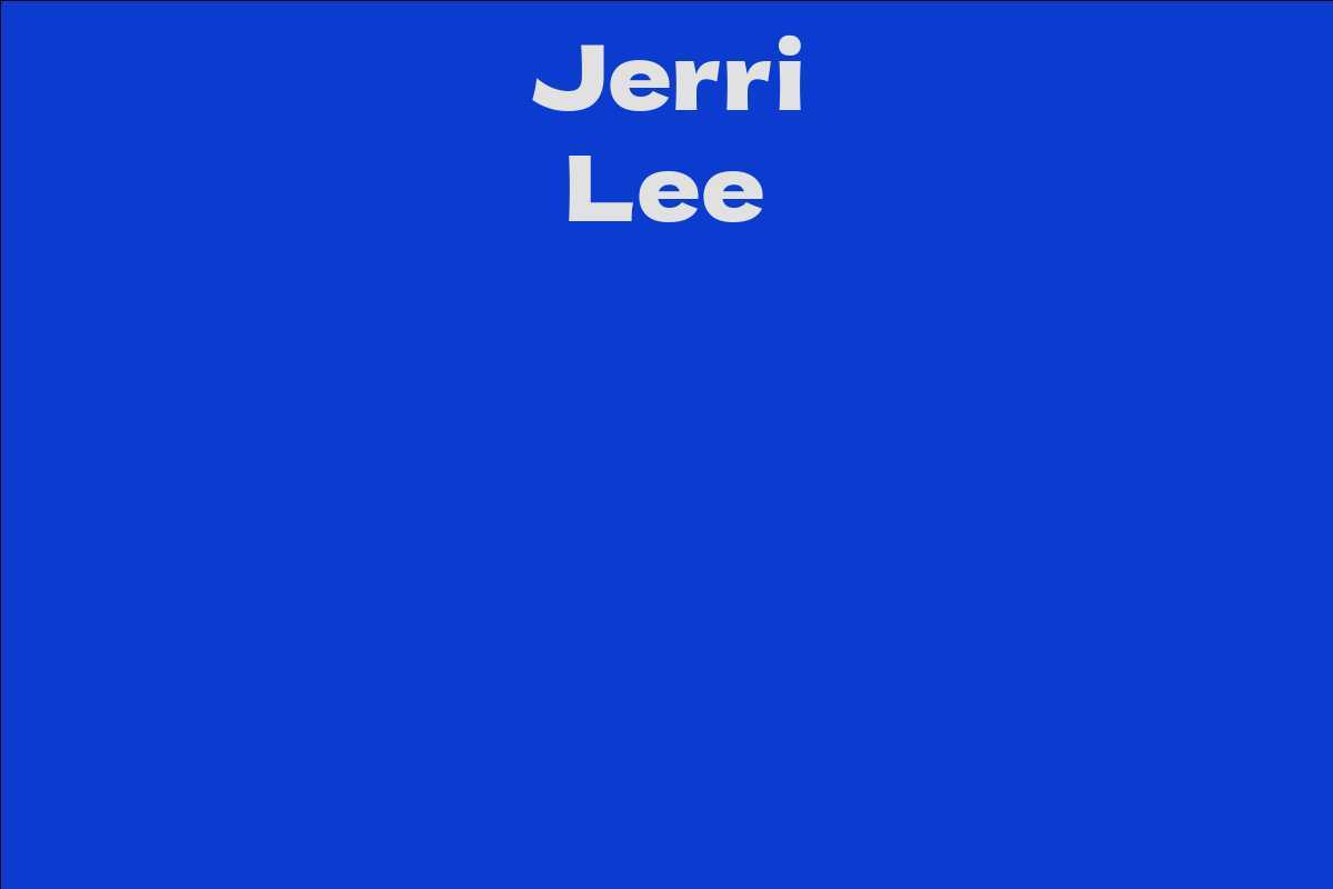 Jerri Lee