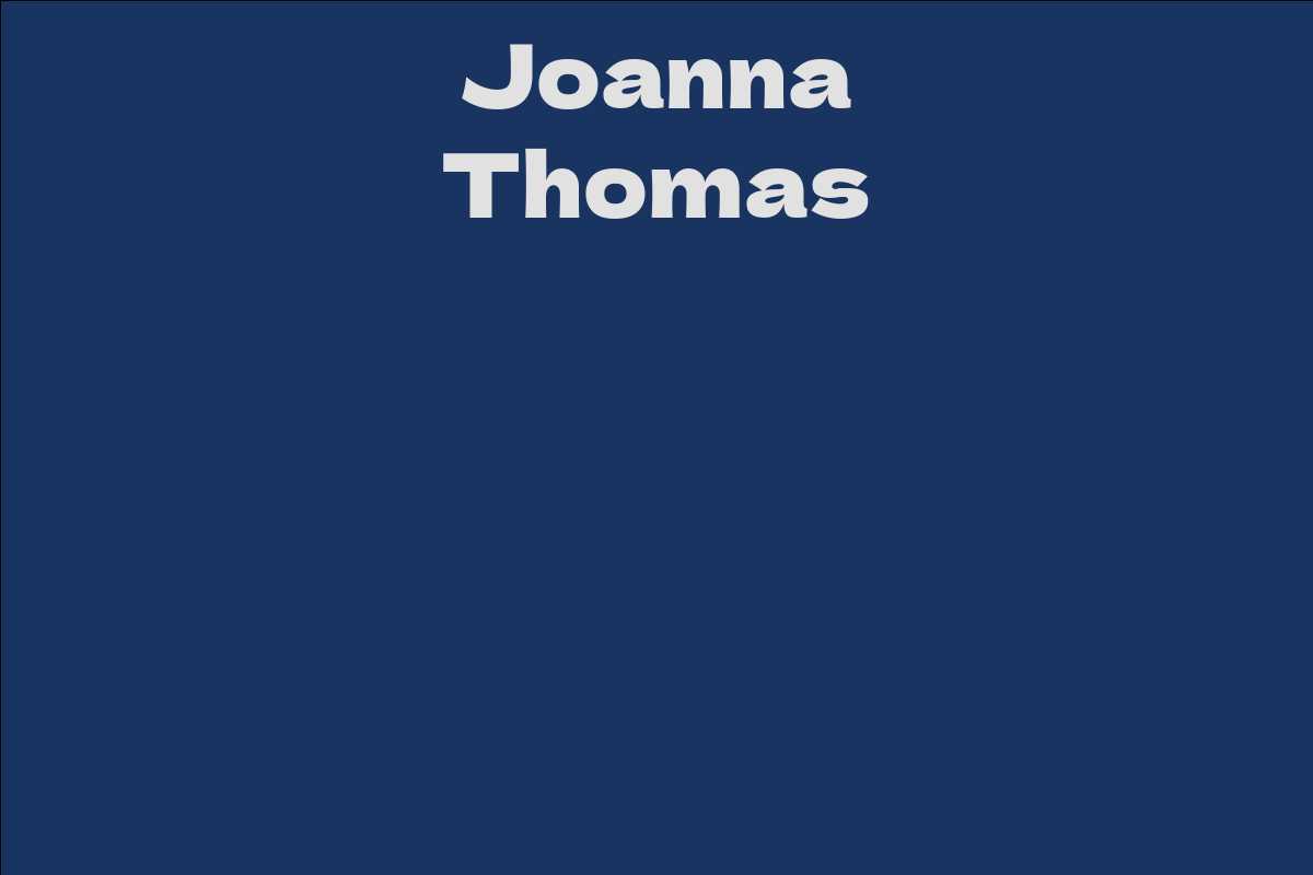Joanna Thomas
