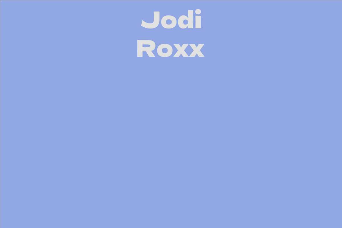 Jodi Roxx