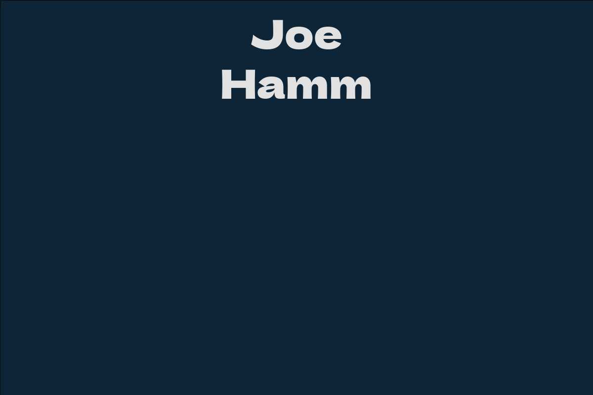 Joe Hamm