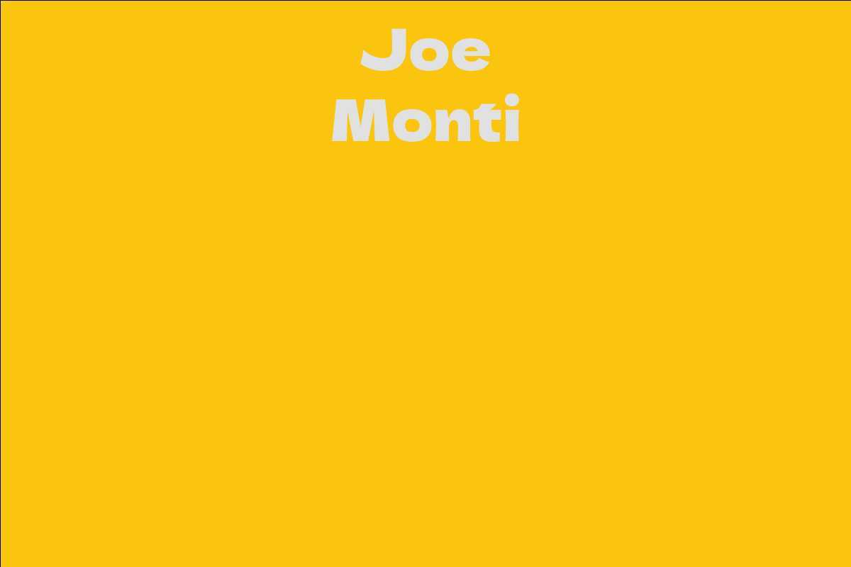 Joe Monti