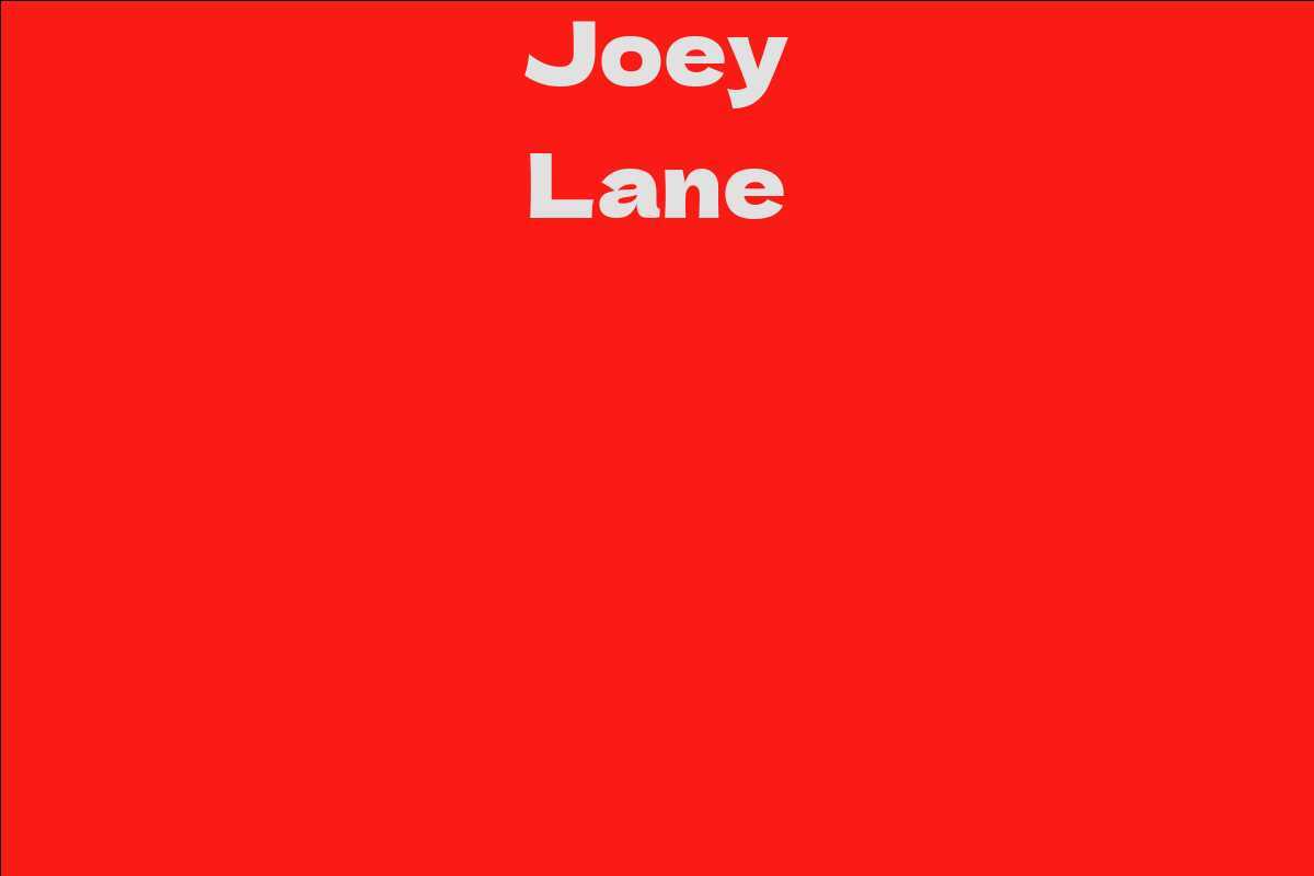 Joey Lane