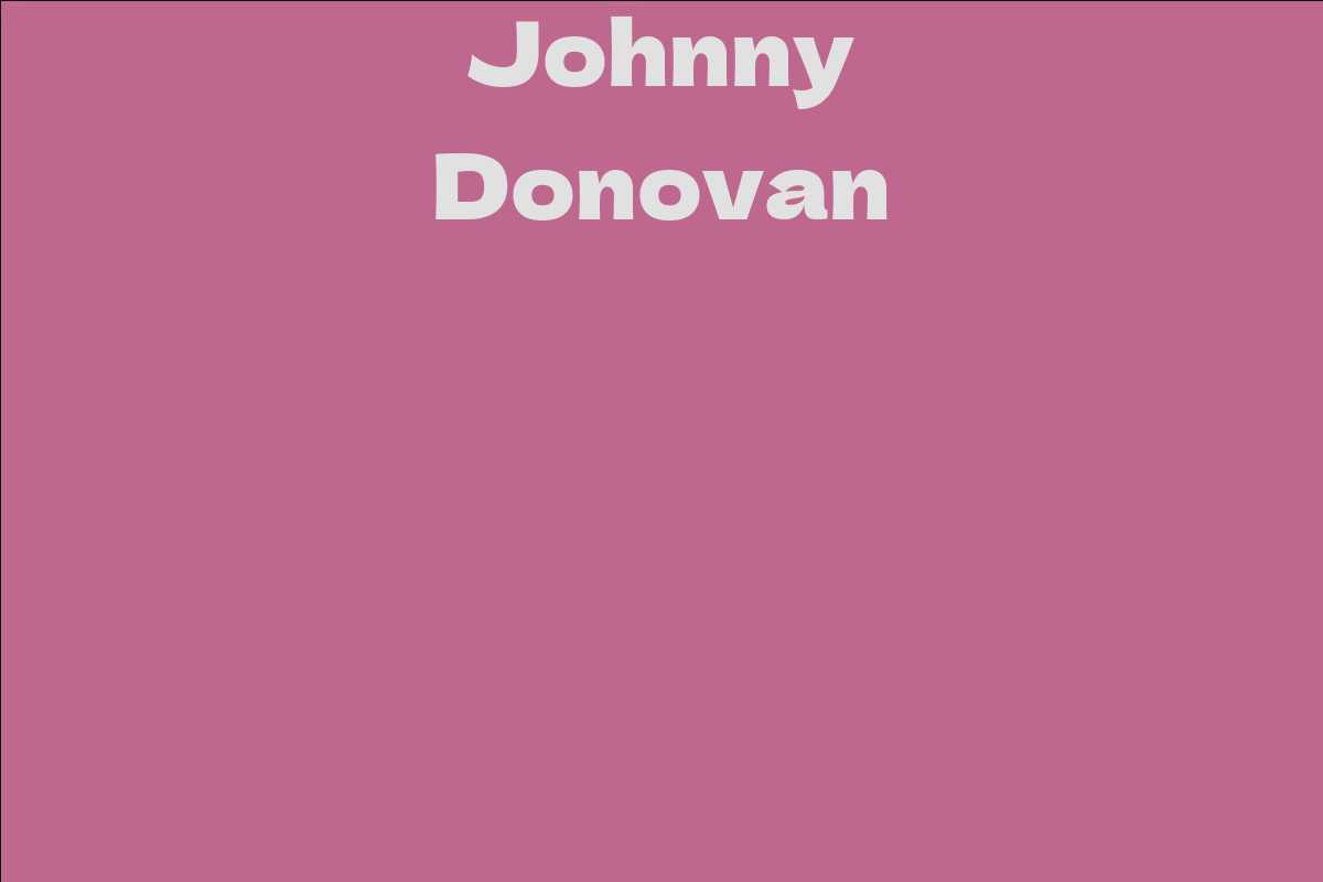 Johnny Donovan