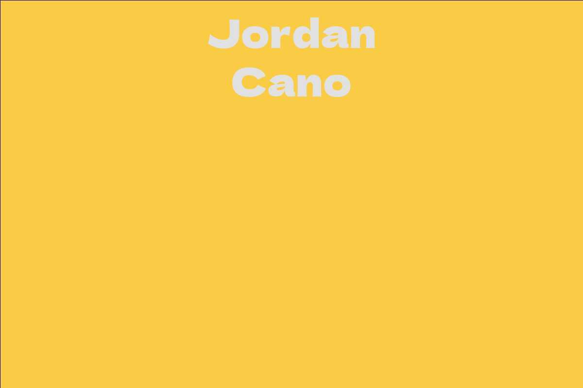 Jordan Cano