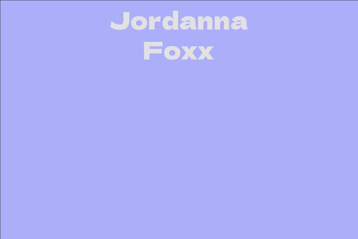 Jordanna Foxx