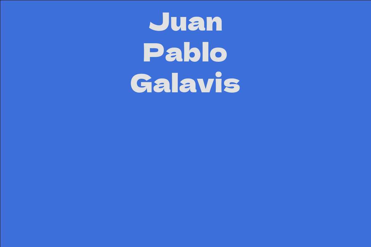 Juan Pablo Galavis