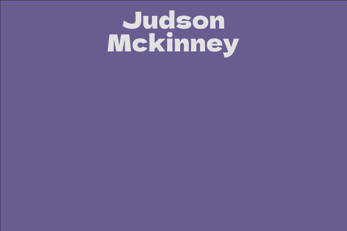 Judson Mckinney