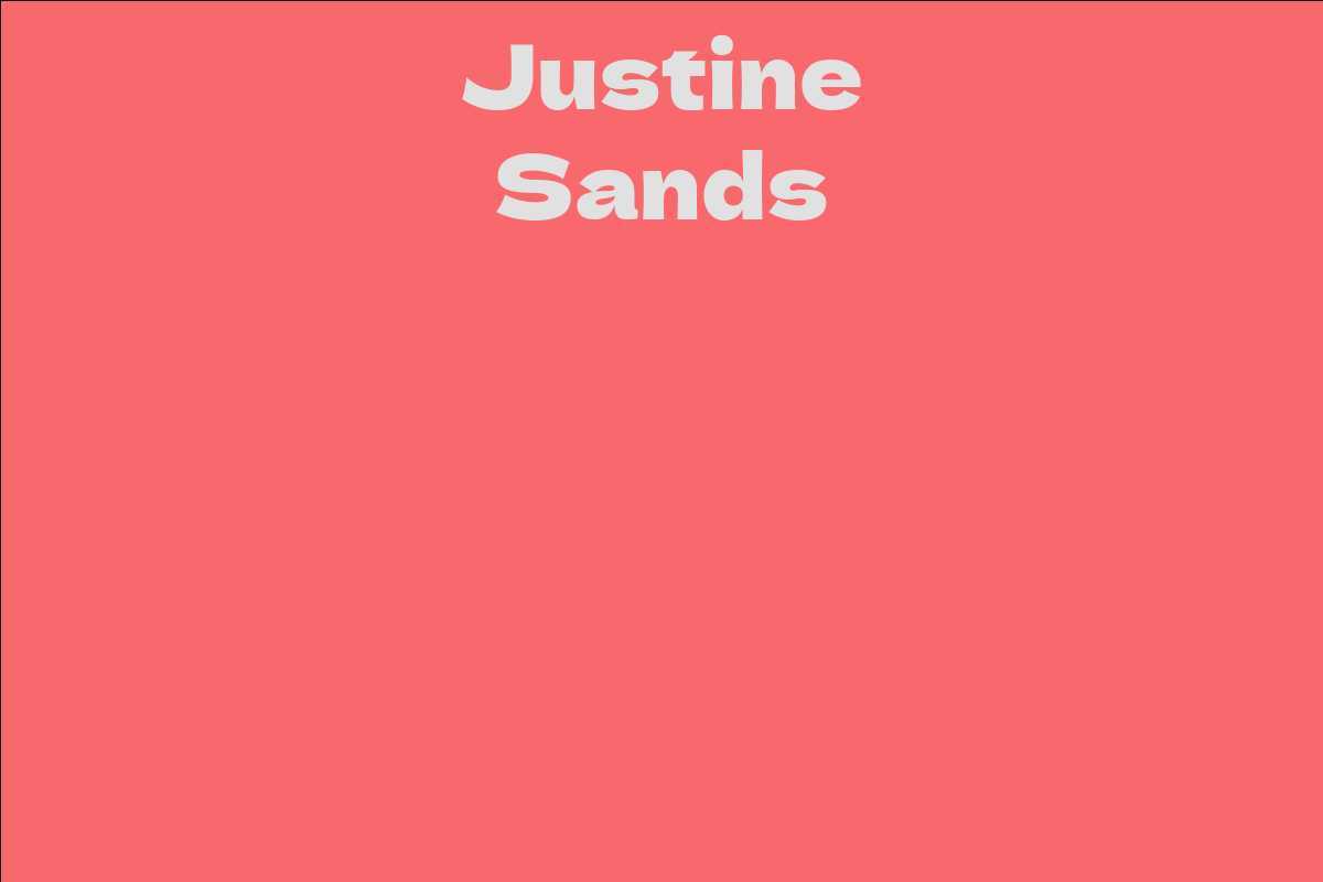 Justine Sands