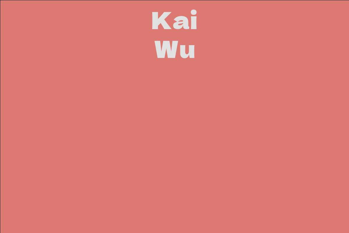 Kai Wu