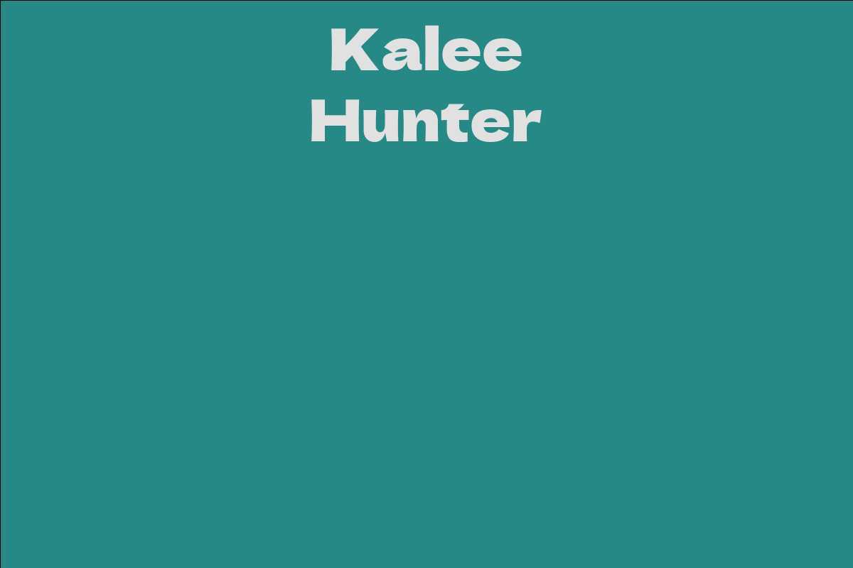 Kalee Hunter