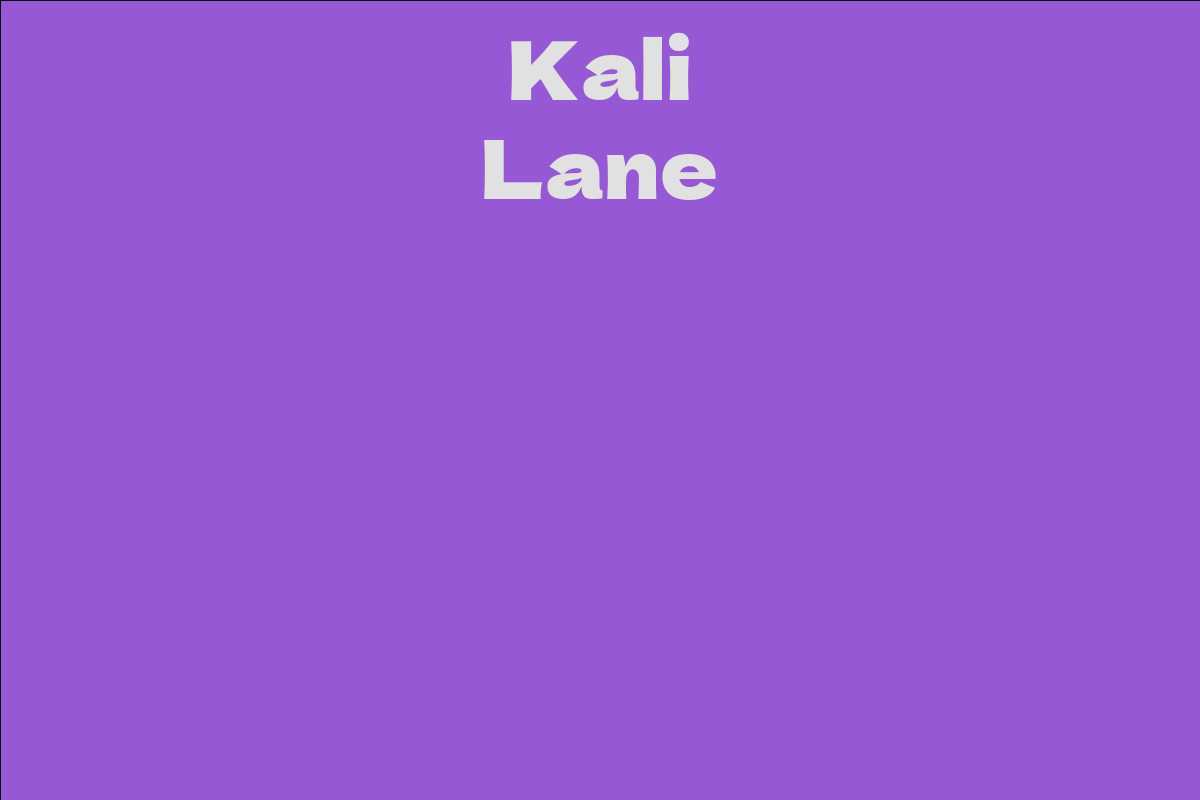 Kali Lane