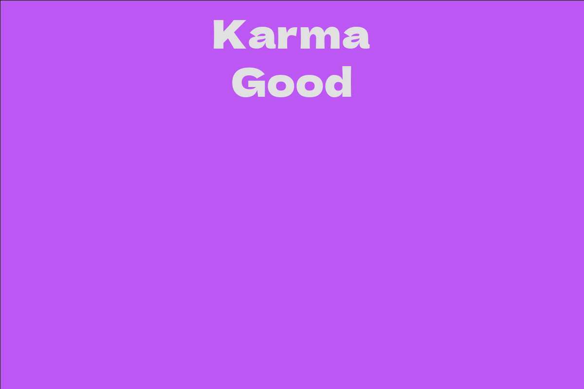 Karma Good
