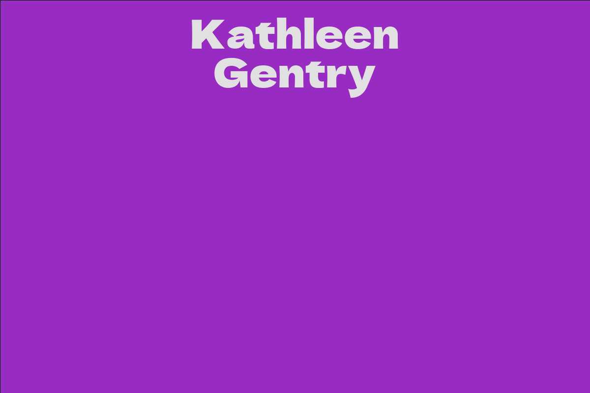 Kathleen Gentry