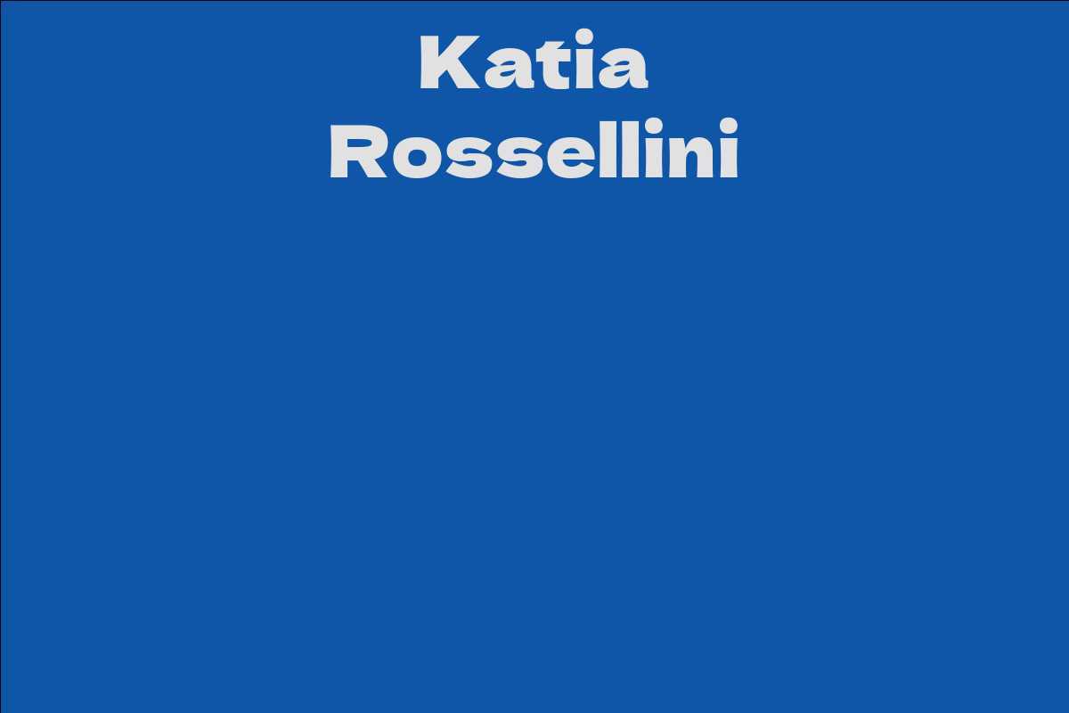 Katia Rossellini