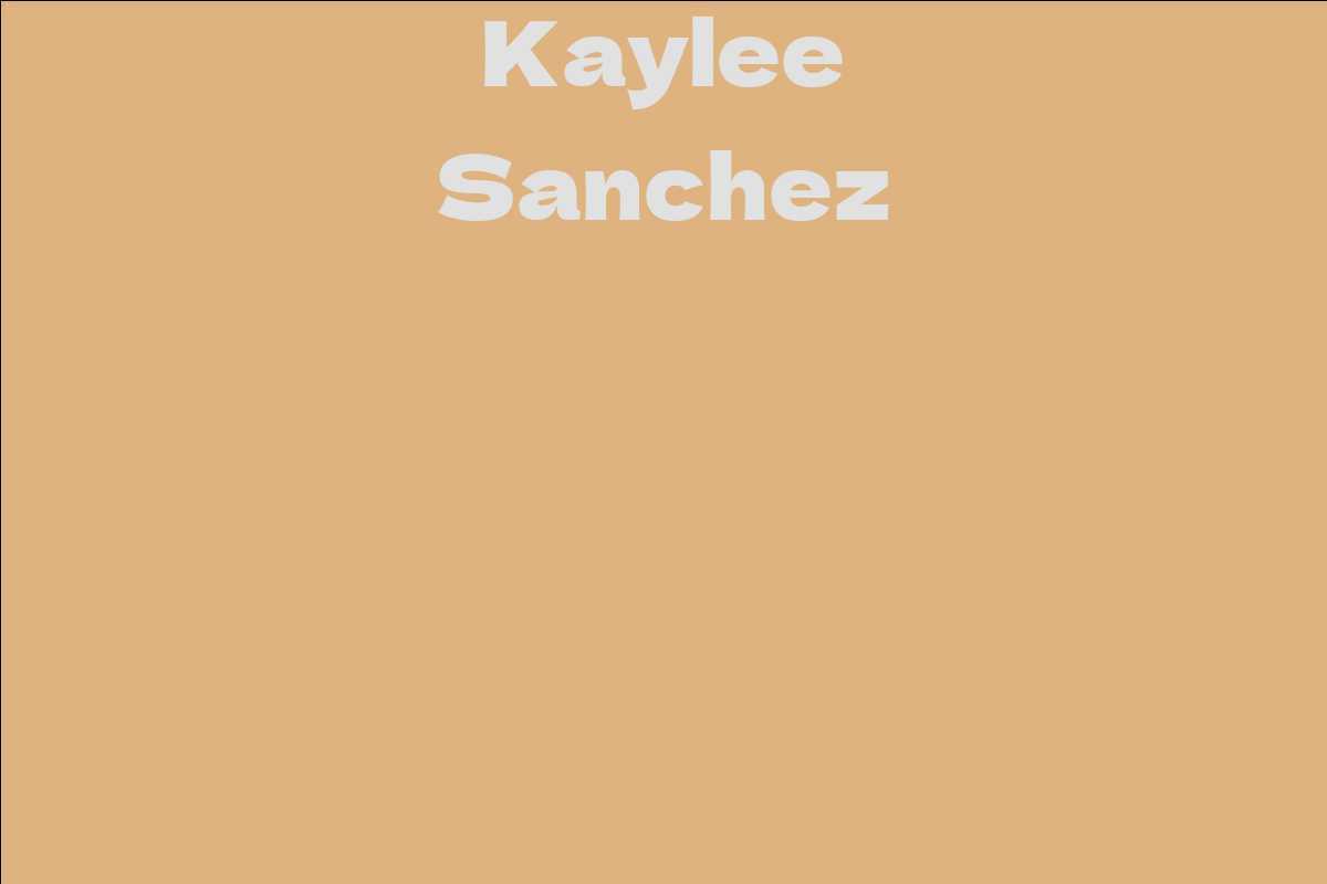 Kaylee Sanchez