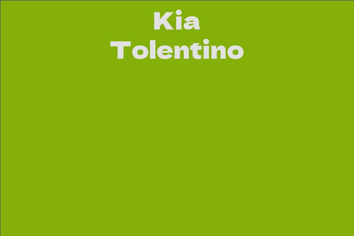 Kia Tolentino