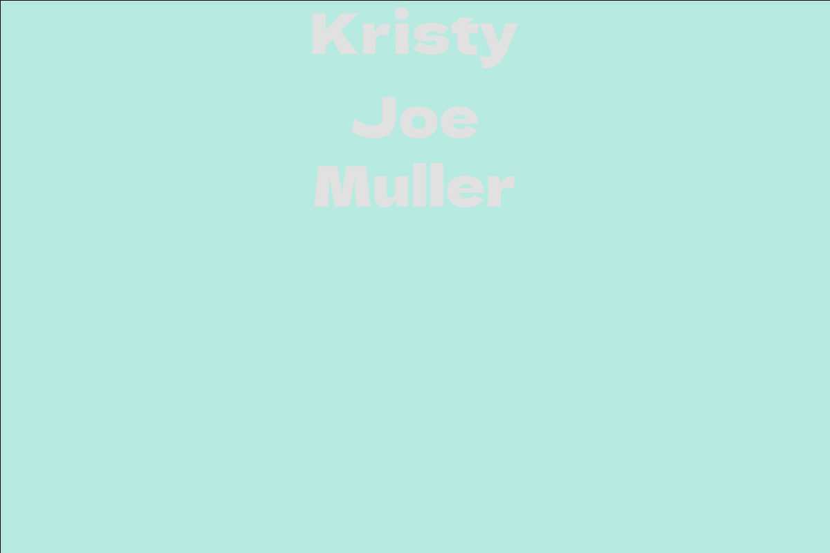 Kristy Joe Muller