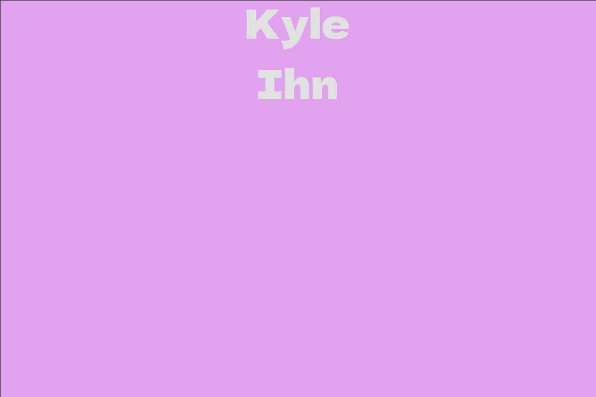 Kyle Ihn
