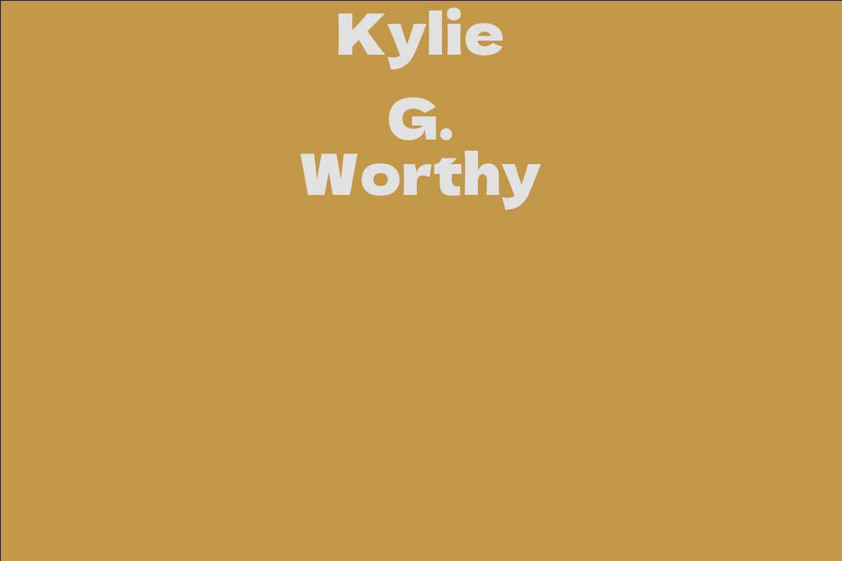 Kylie G. Worthy