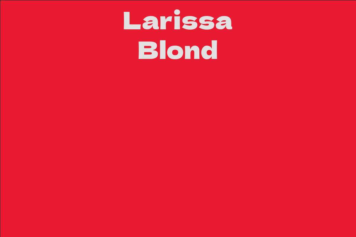 Larissa Blond