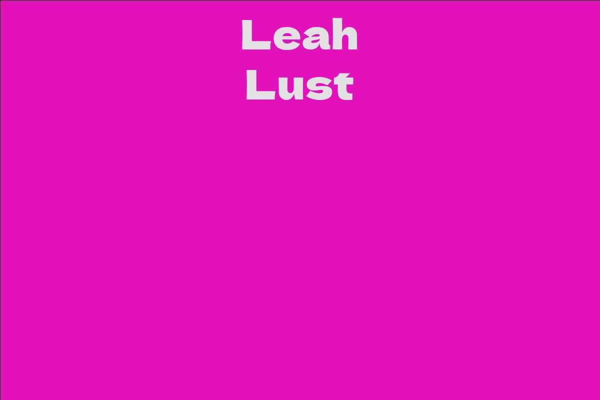 Leah Lust