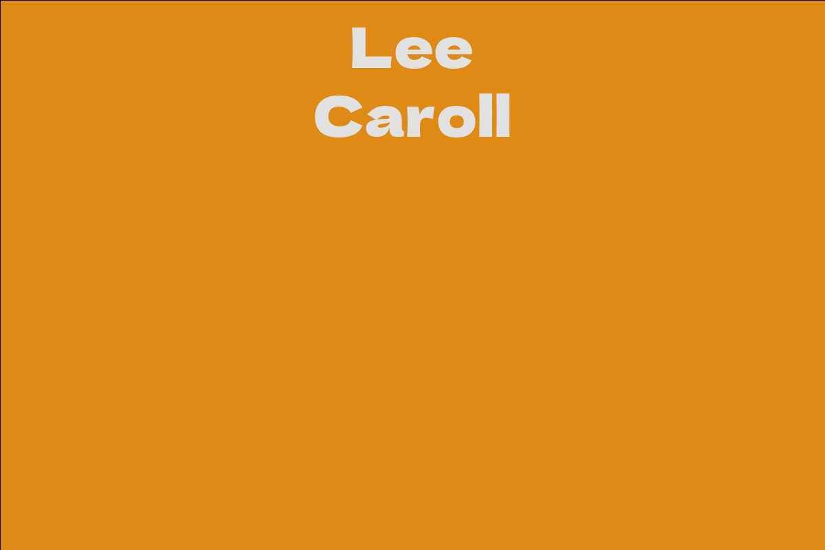 Lee Caroll
